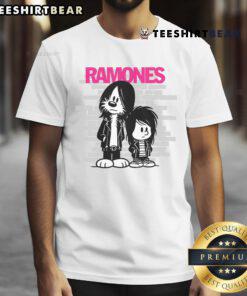 Official Ramones Rocket To Russia T-Shirt featuring iconic band logo and vibrant design, perfect for punk rock fans.
