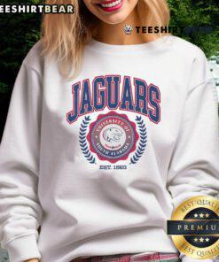 Official South Alabama Jaguars Team Crest Sweatshirt featuring vibrant logo and comfortable design for fans.