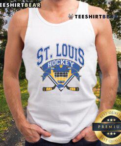 Stylish Official St. Louis Hockey tank top featuring team logo, perfect for fans and warm-weather outings.