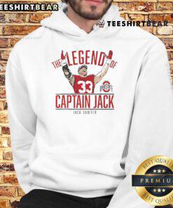 Official The Legend Of Captain Jack Sawyer Ohio State Buckeyes hoodie featuring logo and vibrant design.