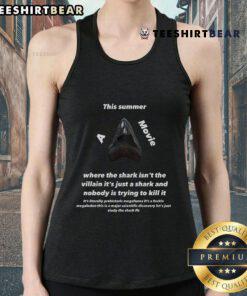 Official movie poster for 'This Summer: A Movie Where The Shark Isn't The Villain, It's Just A Shark Tank Top.'