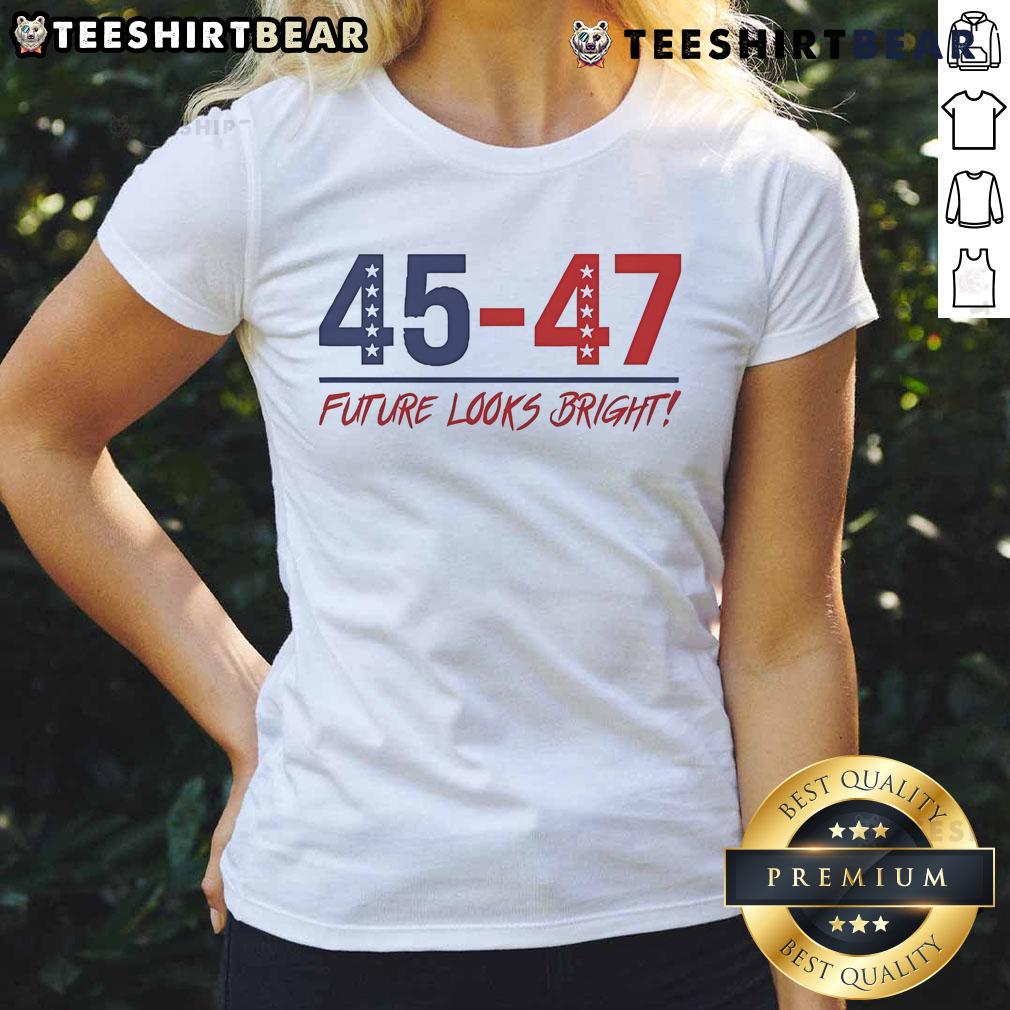Official VT Future Looks Bright 2025 Ladies Tee from the Inaugural Collection, showcasing vibrant colors and stylish design.