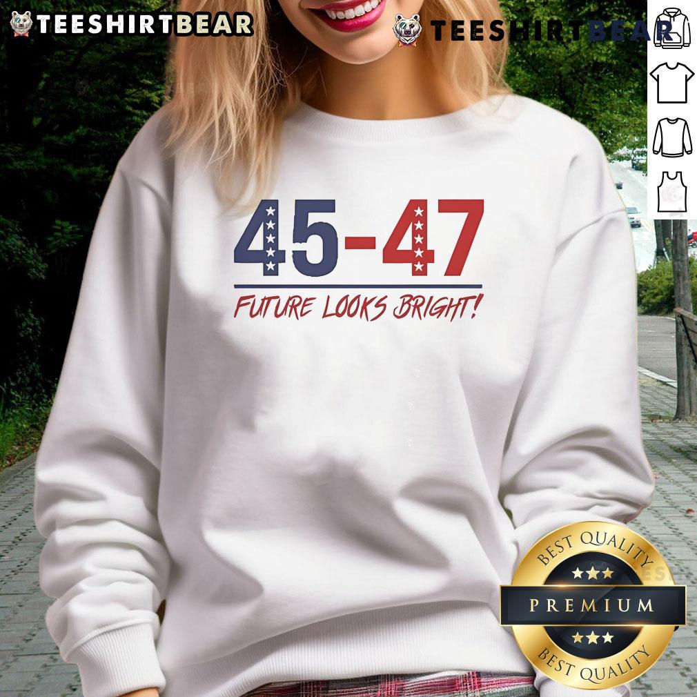 Official VT Future Looks Bright sweatshirt from the 2025 Inaugural Collection, featuring vibrant design and comfortable fit.