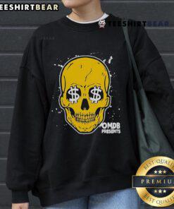 Skull sweatshirt from Official Yaevorikreationz, featuring a bold design for 'Over My Dead Body' collection.