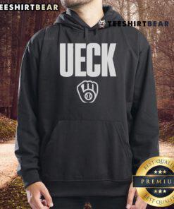 Original Bob Uecker hoodie featuring MLB Milwaukee Brewers design, honoring the legendary 1934-2025 baseball icon.