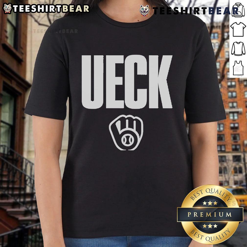 Original Bob Uecker 1934-2025 MLB Milwaukee Brewers Ladies Tee featuring a stylish design for fans.