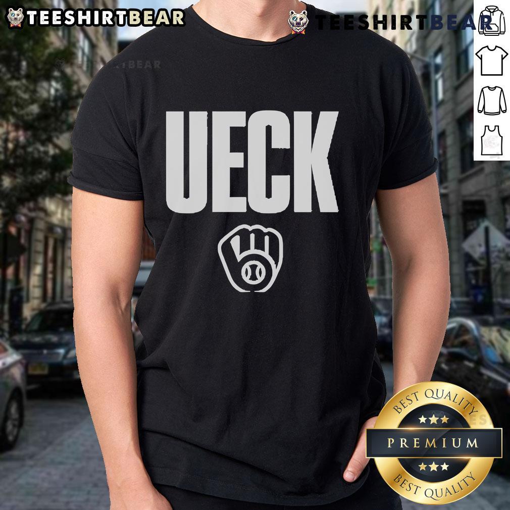 Original Bob Uecker 1934-2025 MLB Milwaukee Brewers T-Shirt featuring classic design and tribute to the baseball legend.