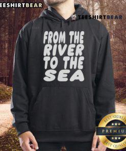 Original Falastin From The River To The Sea hoodie featuring bold graphic design and comfortable fit for casual wear.