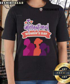 Premium Gender Equality Inspire Inclusion International Ladies Tee featuring a stylish design promoting women's empowerment.