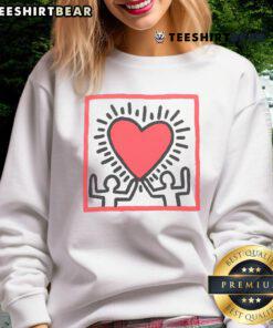 Stylish Pretty Wacko Maria Keith Haring sweatshirt featuring vibrant graphics and a unique artistic design.