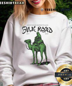 Top Anonymous Marketplace Silk Road 2011-2013 Sweatshirt featuring unique design inspired by digital underground culture.