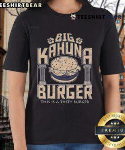 Top Big Kahuna Burger ladies tee featuring a vibrant burger graphic, perfect for burger lovers and casual wear.