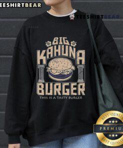 Cozy sweatshirt featuring the Top Big Kahuna Burger graphic, perfect for burger lovers and fans of tasty cuisine.