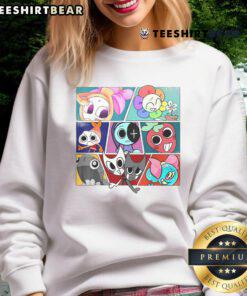 Stylish Top Cute Dandy World Sweatshirt featuring vibrant colors and playful design, perfect for casual outfits.