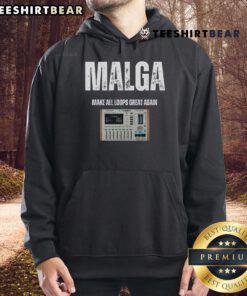 Top Malga Make All Loops Great Again Hoodie in vibrant colors, showcasing a stylish design perfect for casual wear.