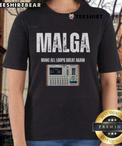 Top Malga Make All Loops Great Again ladies tee in vibrant colors, perfect for casual wear and expressing your style.