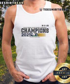 Top Notre Dame Fighting Irish 2025 College Football Playoff National Championship tank top featuring the iconic mascot design.