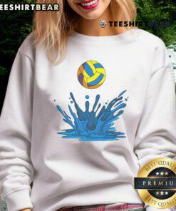 Top water polo ball player wearing a sporty sweatshirt, showcasing team spirit and dedication to the sport.