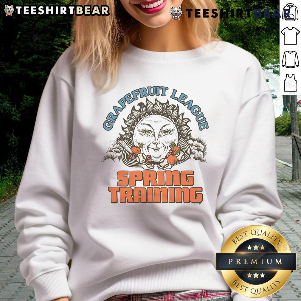 Awesome Spring Training Grapefruit League sweatshirt featuring vibrant colors and a comfortable design, perfect for fans.