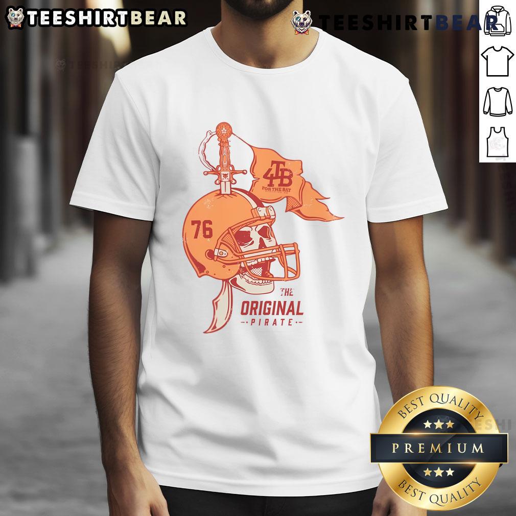 Awesome The 76 Original Pirate T-Shirt featuring a bold pirate graphic and vintage style for adventurous fashion lovers.