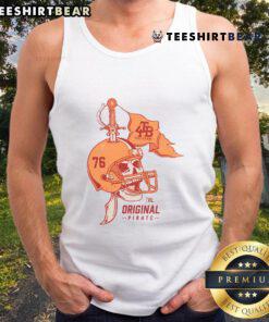 Awesome The 76 Original Pirate Tank Top featuring a bold pirate graphic and a comfortable fit for casual summer style.