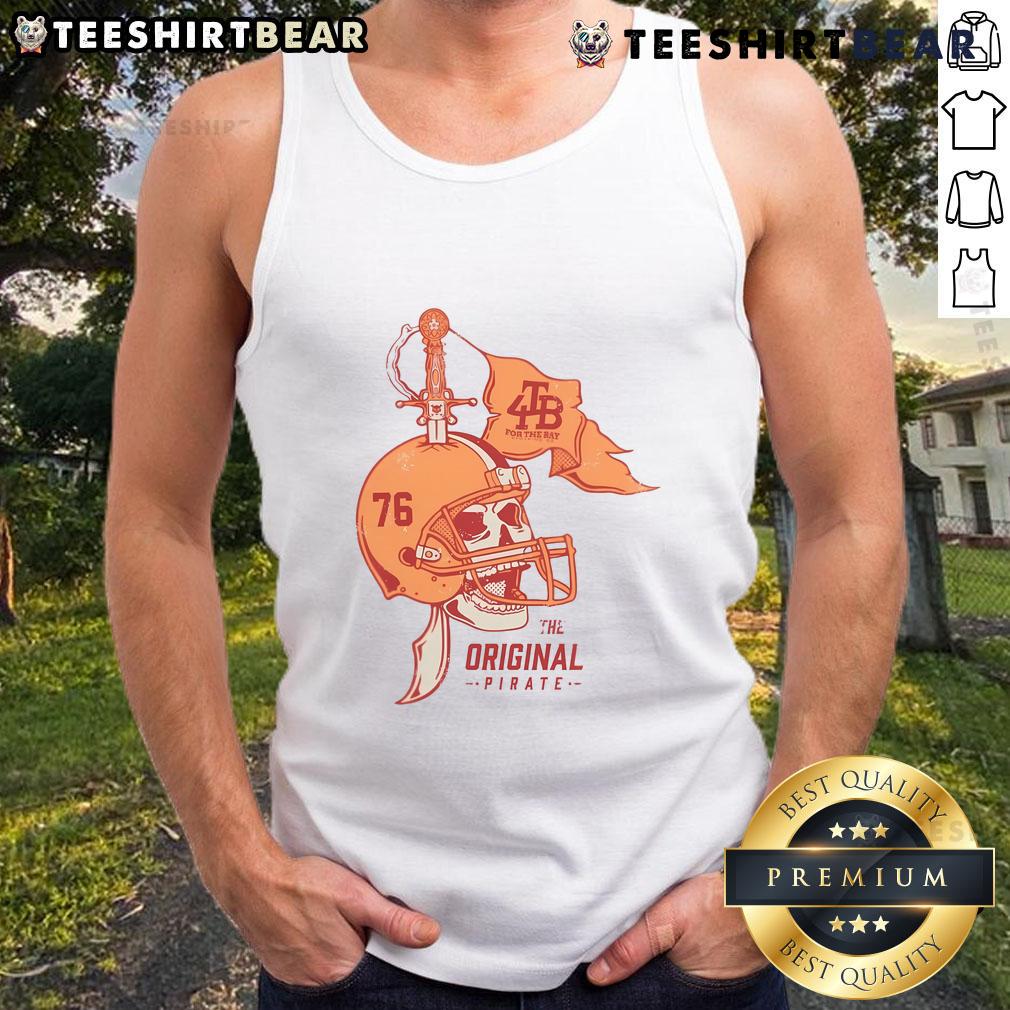 Awesome The 76 Original Pirate Tank Top featuring a bold pirate graphic and a comfortable fit for casual summer style.