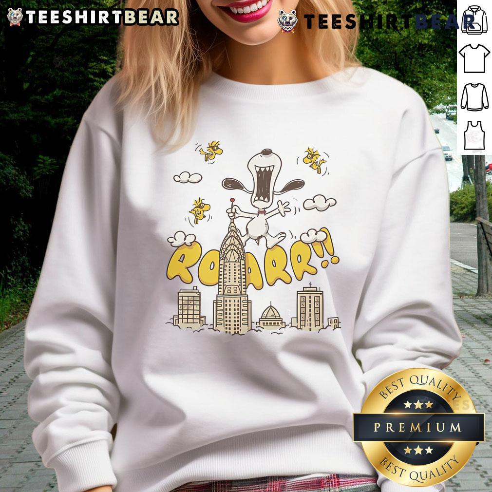 Alt Text: Cute Beagle Snoopy King Kong sweatshirt featuring an adorable beagle design, perfect for dog lovers and casual wear.