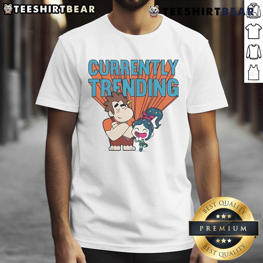 Alt Text: Cute Disney Wreck It Ralph T-Shirt design featuring vibrant graphics, perfect for fans and currently trending styles.