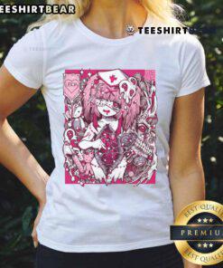 Cute UBOA Nurse graphic on a Great Wall of Violent Neurodivergent Static Ladies Tee, showcasing vibrant design.