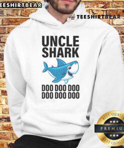 Alt Text: Cute Uncle Shark Doo Doo Doo matching family hoodie featuring playful shark design, perfect for family outings.