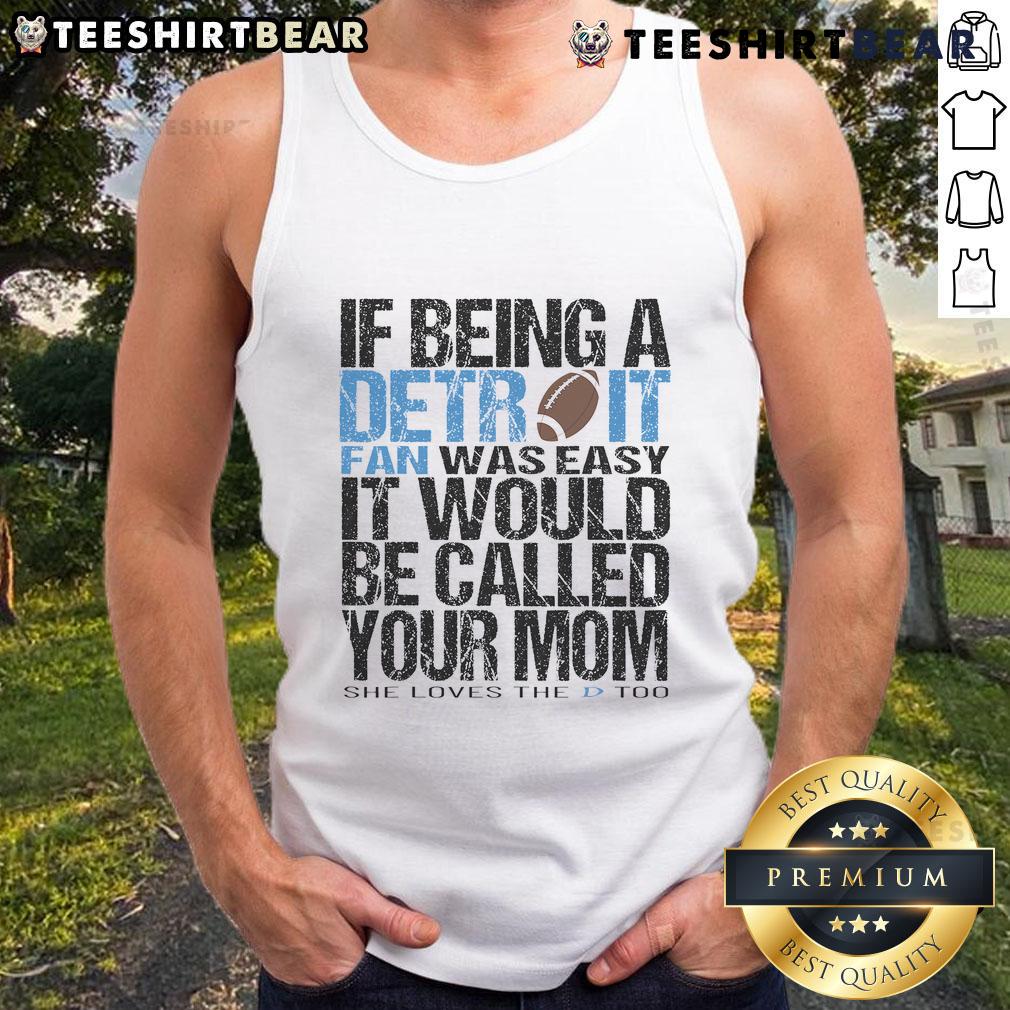 Funny Lions Fan tank top for your mom, featuring a playful design perfect for game day and showing team spirit.
