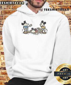 Funny Mickey Mouse Trap Hoodie featuring a playful design of Mickey Mouse in a whimsical trap illustration.