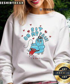 Alt Text: Funny Sit On My Face Lard Humungus Sweatshirt featuring a humorous graphic design and cozy fit for casual wear.