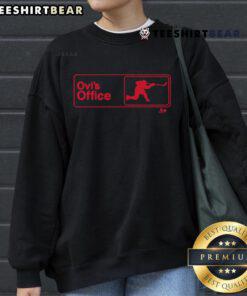Good Alexander Ovechkin OviS Office sweatshirt featuring a stylish design for hockey fans and sports enthusiasts.