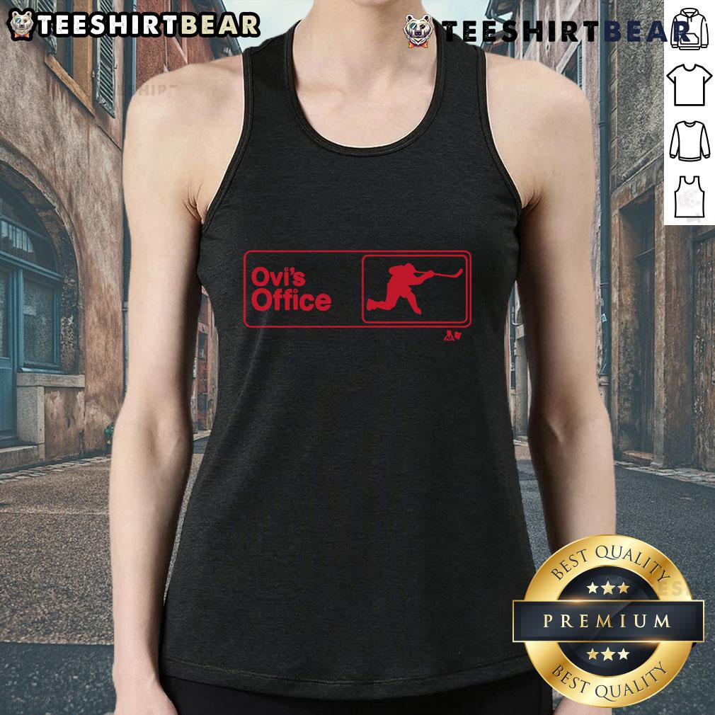 Good Alexander Ovechkin OviS Office Tank Top featuring a stylish design for hockey fans and casual wear enthusiasts.