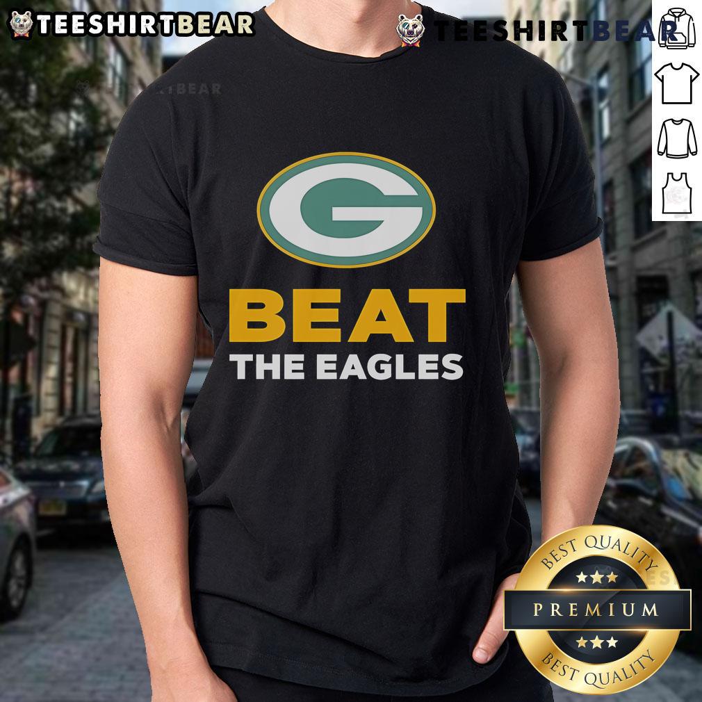Good Green Bay Packers Beat The Philadelphia Eagles T-Shirt featuring team colors and logo, perfect for fans.