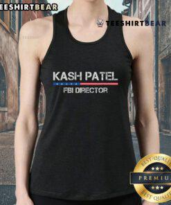 Good Kash Patel wearing a stylish FBI Director tank top, showcasing his support for law enforcement and patriotic themes.