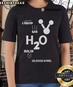 Good Liquid Gas H2O Solid G Mol Ladies Tee featuring a stylish graphic on a comfortable women's t-shirt.