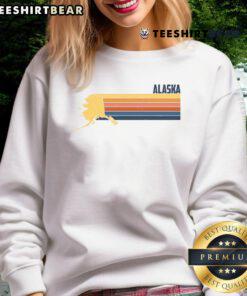 Good Retro Vintage Alaska Sweatshirt featuring bold graphics and cozy design, perfect for winter fashion enthusiasts.
