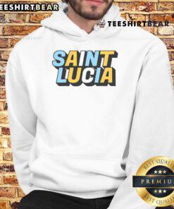 Good Saint Lucia Island Pride Hoodie showcasing vibrant colors and island-themed design, perfect for celebrating Saint Lucia.