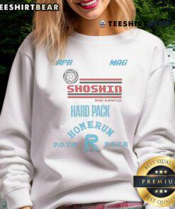 Good Shoshin Minor Planet blisters hard pack APR Mag Homerun Potr Renegade sweatshirt featuring vibrant design and style.