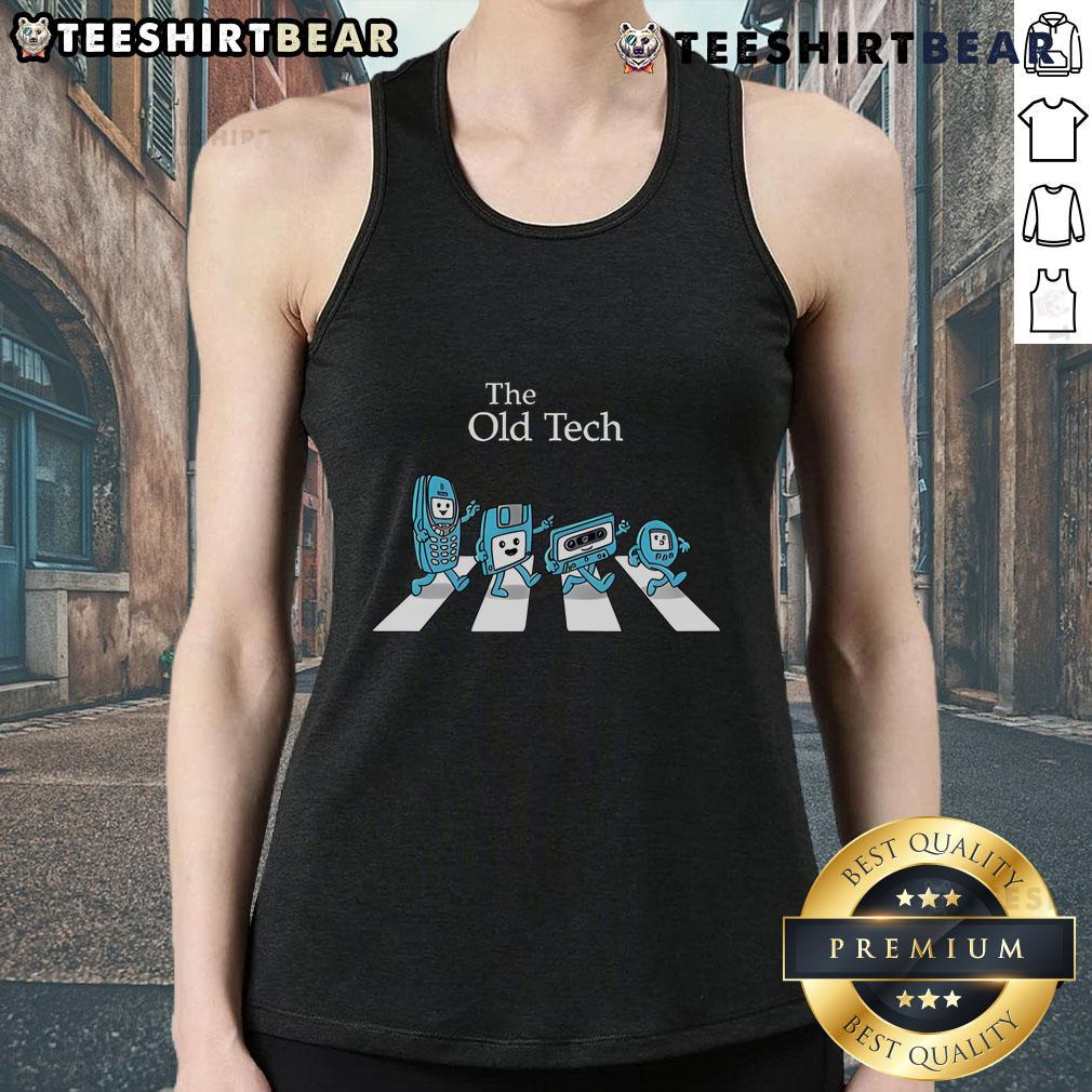 Good-The-Old-Tech-Tank-Top featuring a vintage design, perfect for tech enthusiasts and casual wear lovers.