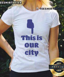 Good This Is Our City Ladies Tee featuring a stylish design, perfect for showcasing local pride and fashion.