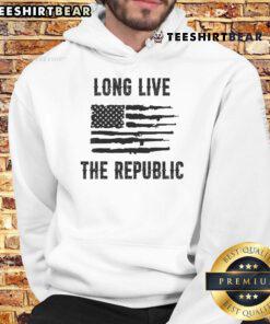 Hot Long Live The Republic Hoodie in vibrant colors, perfect for patriotic fashion enthusiasts and casual wear.