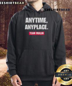 Hot Markwayne Mullin Anytime Anyplace Team Mullin hoodie showcasing vibrant design and comfortable fit for supporters.