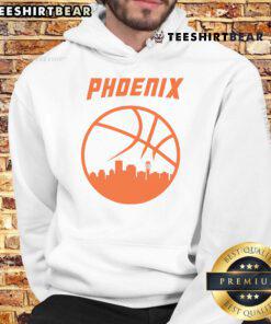 Hot Phoenix Basketball retro city hoodie featuring Arizona state design, perfect for fans and casual wear.
