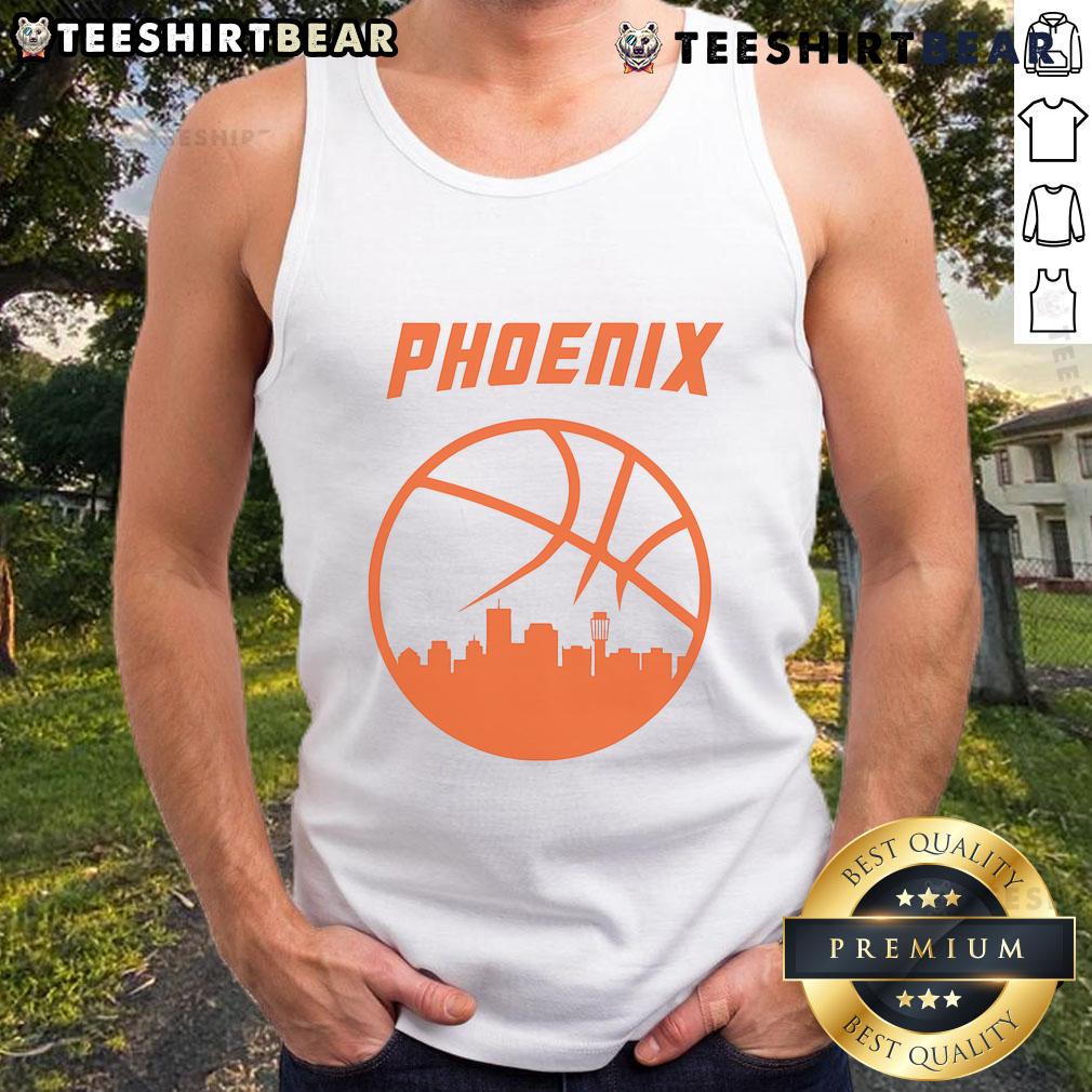 Hot Phoenix Basketball retro tank top featuring Arizona State colors and design, perfect for sports fans and summer wear.