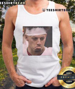 Stylish Hot Sad Pat Tank Top featuring a bold graphic design, perfect for casual summer outfits and expressing unique style.