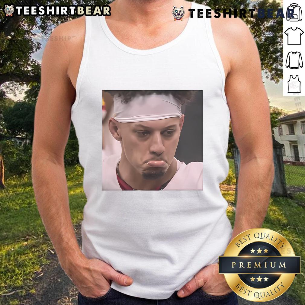Stylish Hot Sad Pat Tank Top featuring a bold graphic design, perfect for casual summer outfits and expressing unique style.