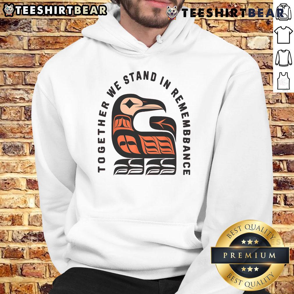 Hot Together We Stand in Remembrance Unity Day Native American hoodie showcasing unity and cultural pride.